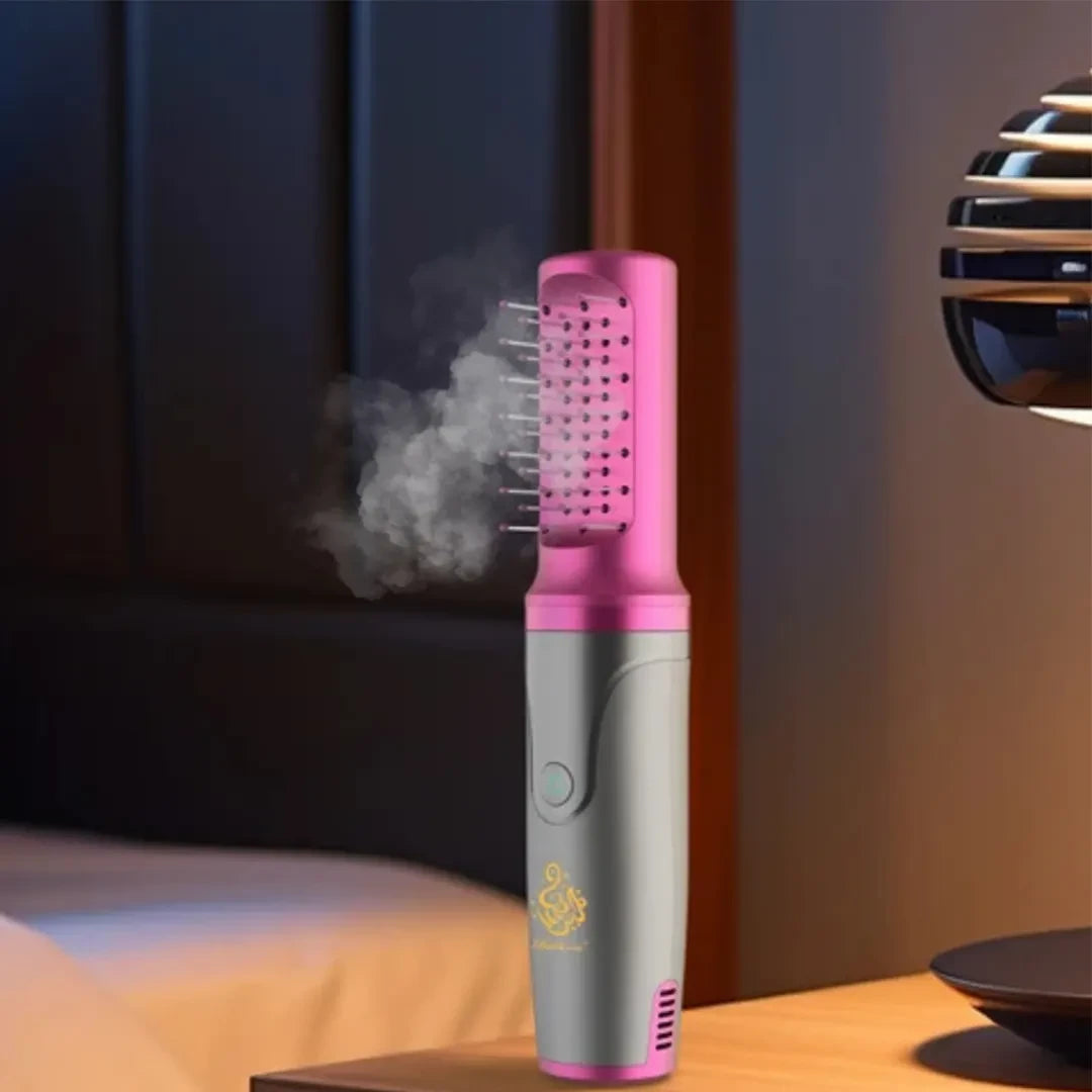 مبخرة إلكترونية محمولة تعمل بالشحن مع مشط تبخير للشعر من بخون