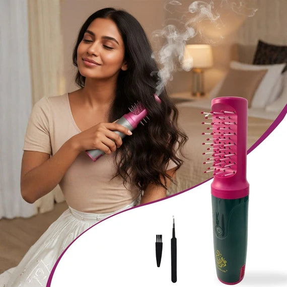 مبخرة إلكترونية محمولة تعمل بالشحن مع مشط تبخير للشعر من بخون